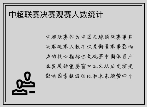 中超联赛决赛观赛人数统计